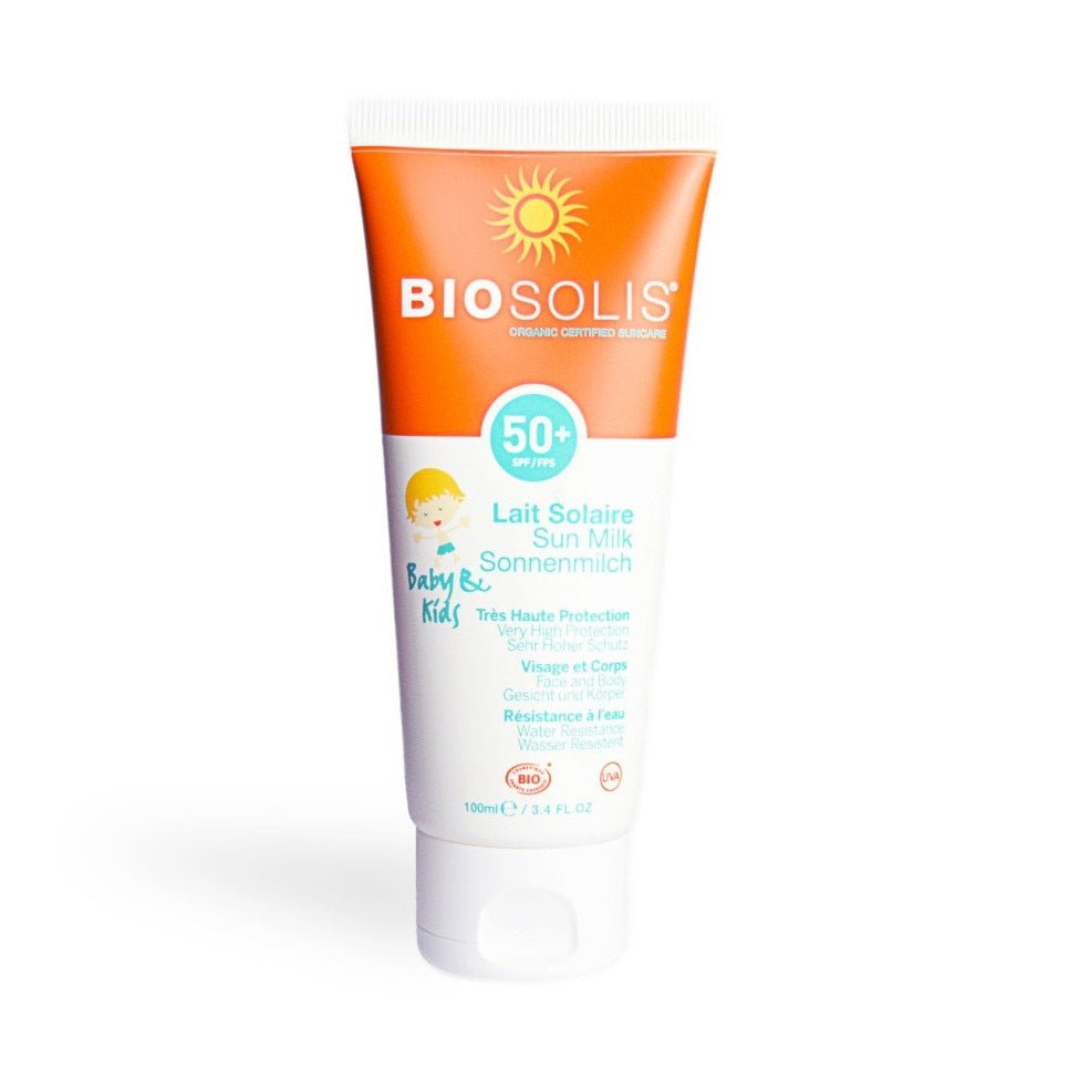 Biosolis Sun Milk BABY & KIDS SPF 50+ 100ml - Lev Logisk