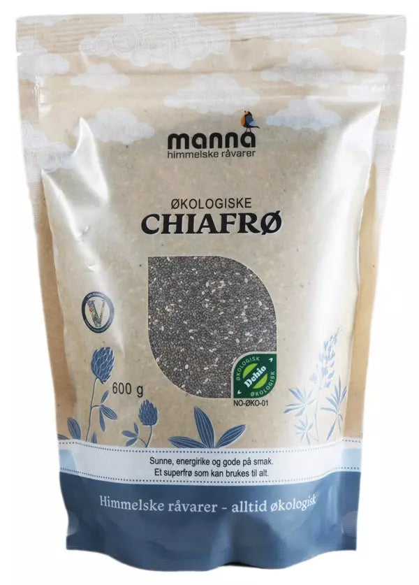 Chiafrø, 600 gram økologisk
