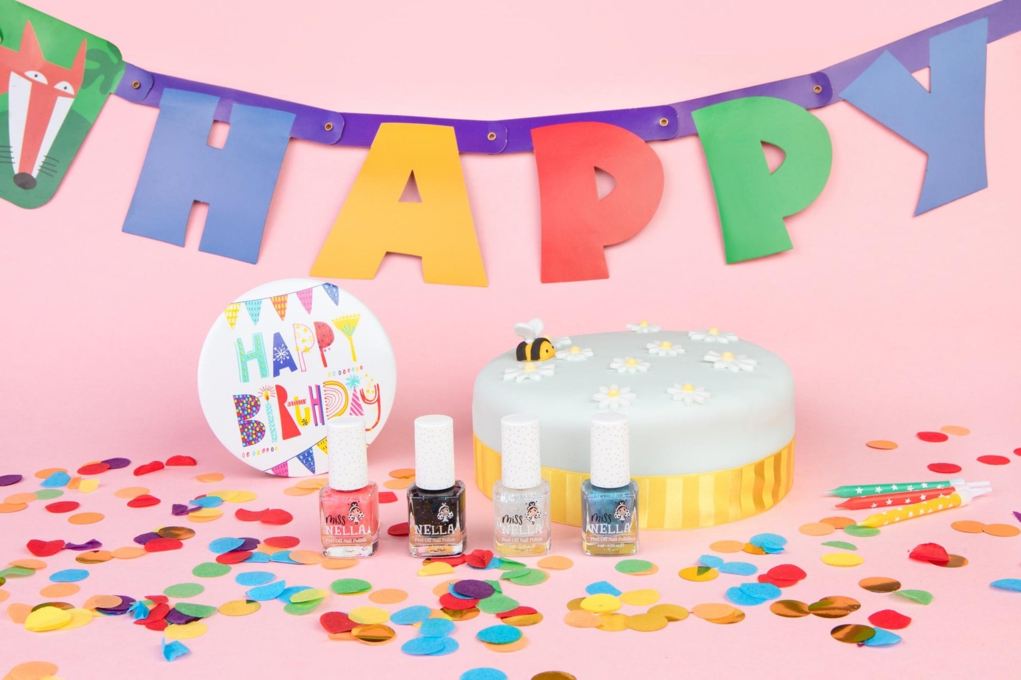 Miss Nella neglelakksett med 4 stk - Party - Lev Logisk