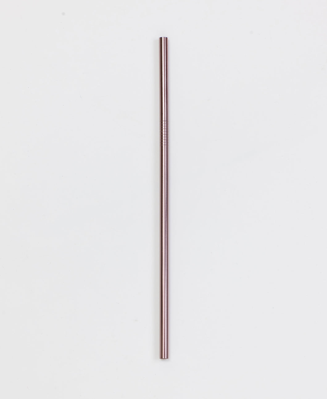 Sugerør i rustfritt stål 21,5 cm rett -Rose Gold- - Lev Logisk