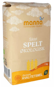 Økologisk speltmel, siktet 1 kg