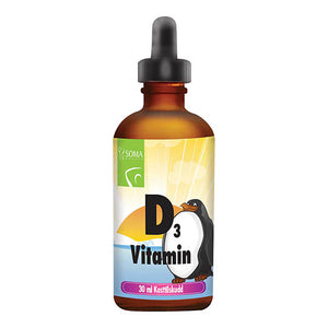 Soma D3 vitamin u/smak for barn 30ml - Lev Logisk