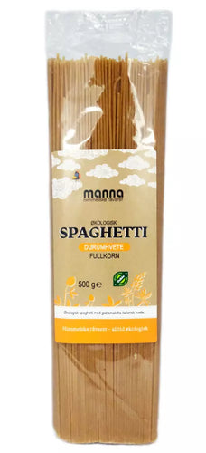 Økologisk fullkorn spaghetti 500 g
