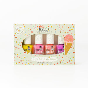 Miss Nella sommer sett Peel-off neglelakk