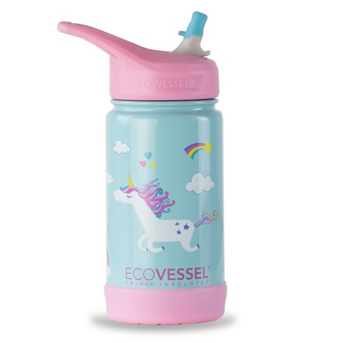 EcoVessel isolert drikkeflaske for barn - flere mønstre å velge mellom- - Lev Logisk